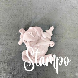 gessetto stampo  Slitta Babbo Natale  cod. 1068 stampi creativi