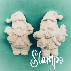 gessetto stampo  Babbo Natale  cod. A222 stampi creativi