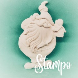 gessetto stampo  Babbo Natale  cod. A192 stampi creativi