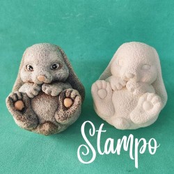 gessetto stampo coniglio cod. FNS/259 stampi creativi