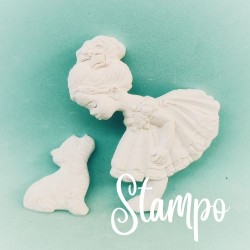 gessetto stampo  cane cod. FNS/280 stampi creativi