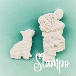 gessetto stampo  cane cod. FNS/281 stampi creativi