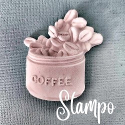 gessetto stampo barattolo del caffè cod. 8 stampi creativi