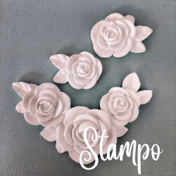 gessetto stampo angolare di rose cod. 344 stampi creativi