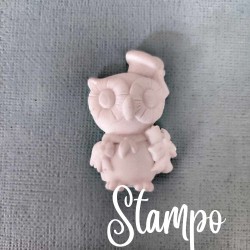 gessetto stampo gufo laurea  cod. 408 stampi creativi
