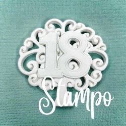 gessetto stampo targa Auguri cod.  tag034 stampi creativi