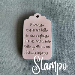 gessetto stampo targa cod.  tag273 stampi creativi