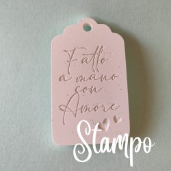 gessetto stampo targa cod.  tag271 stampi creativi