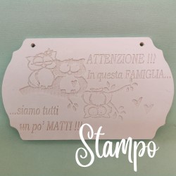 gessetto stampo targa cod.  tag503 stampi creativi