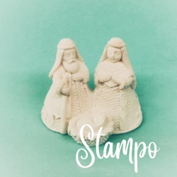 gessetto stampo presepe cod. AB010 stampi creativi