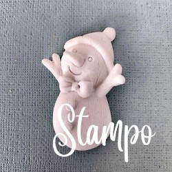 gessetto stampo Pupazzo di neve  cod. 1026 stampi creativi