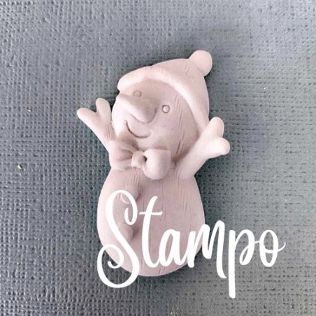 gessetto stampo Pupazzo di neve  cod. 1026 stampi creativi